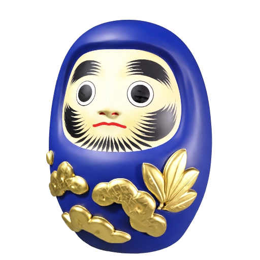 Static front-view preview of Matsukawa Daruma