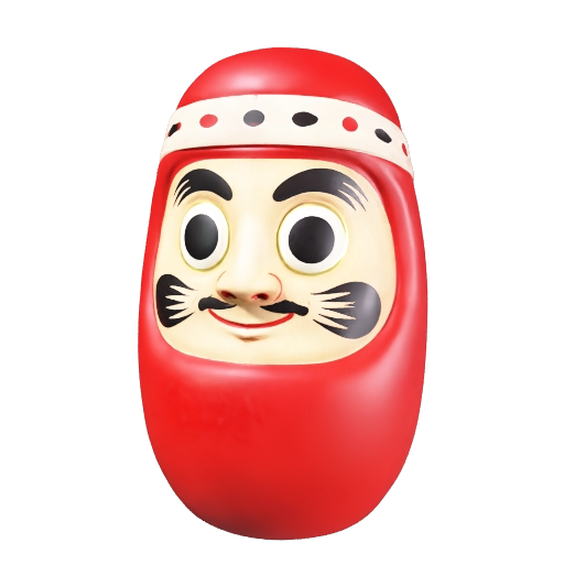 Static front-view preview of Mihara Daruma