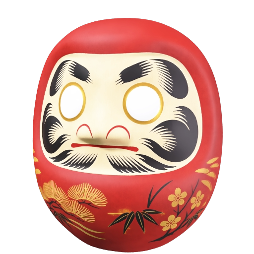 Static front-view preview of Shirakawa Daruma