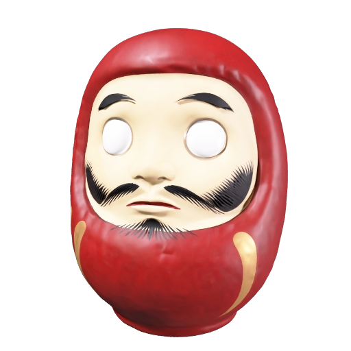 Static front-view preview of Suzukawa Daruma