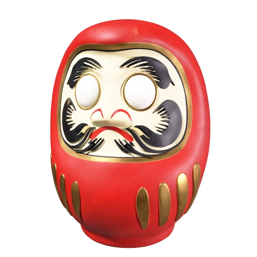 Static front-view preview of Tama Daruma