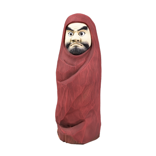 Static front-view preview of Utoubori Daruma
